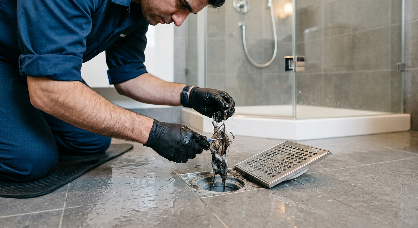 Débouchage de douche bouchée par un plombier à Fontenay-sous-Bois