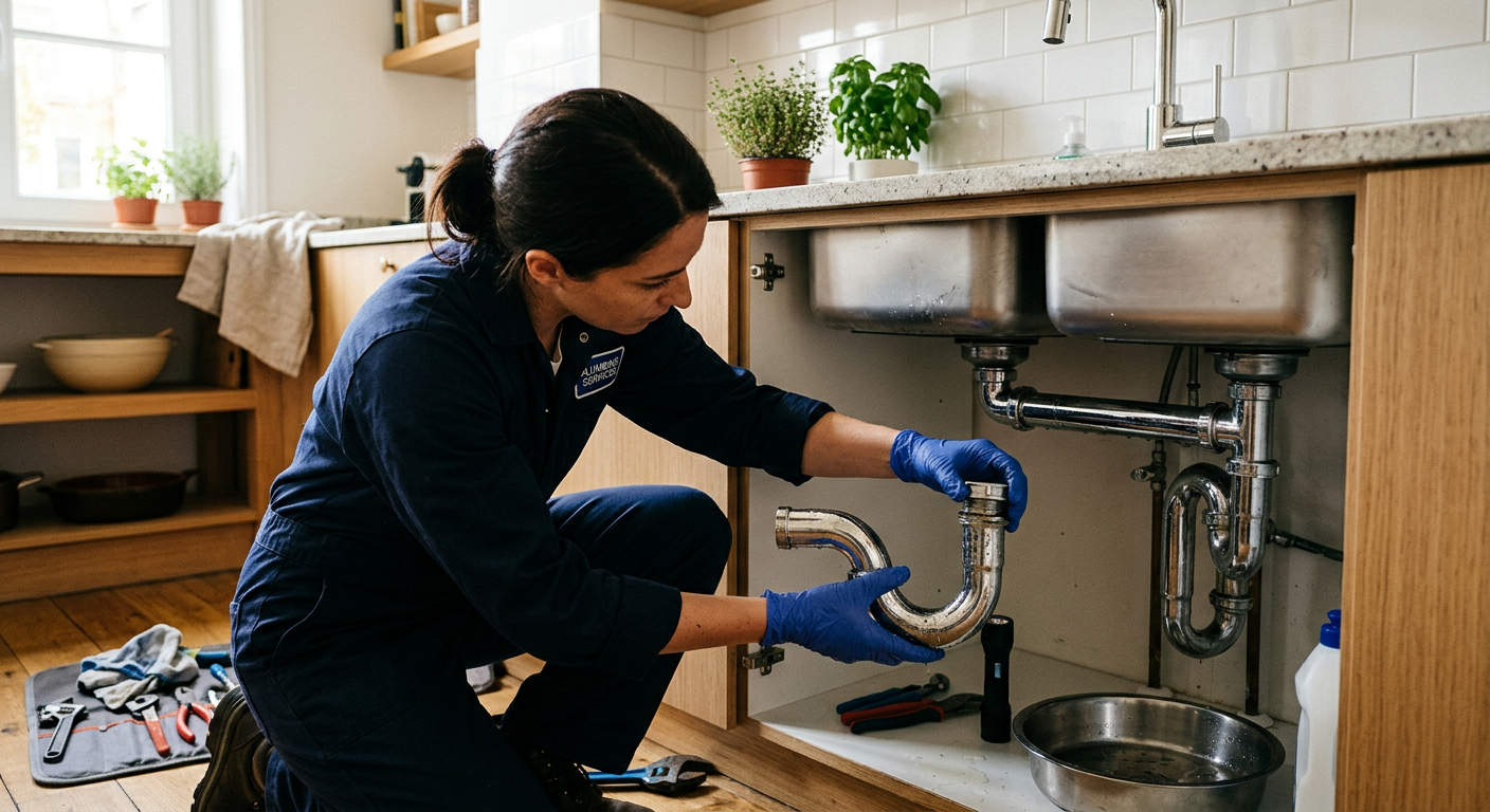 Débouchage évier de cuisine par un plombier professionnel