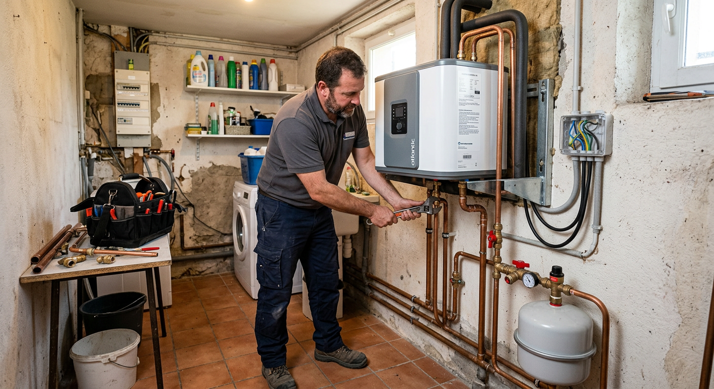 Pose de chauffe-eau thermodynamique par un plombier à Fontenay-sous-Bois