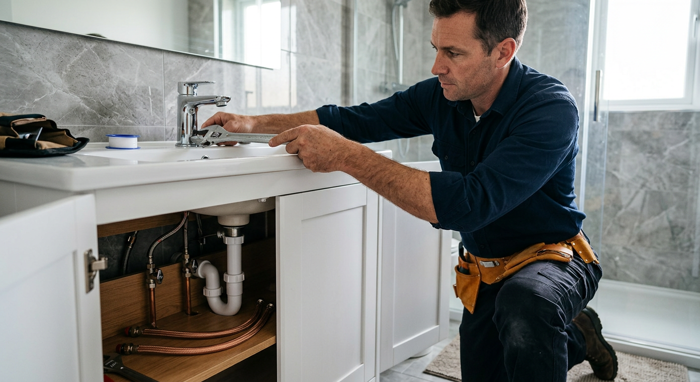 Pose de mitigeur chromé par un plombier à Fontenay-sous-Bois