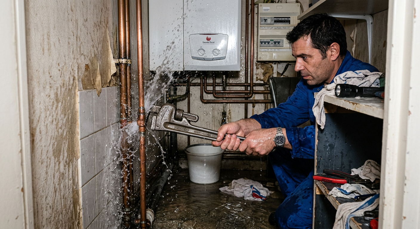 Réparation urgente fuite d'eau sur tuyauterie cuivre à Fontenay-sous-Bois